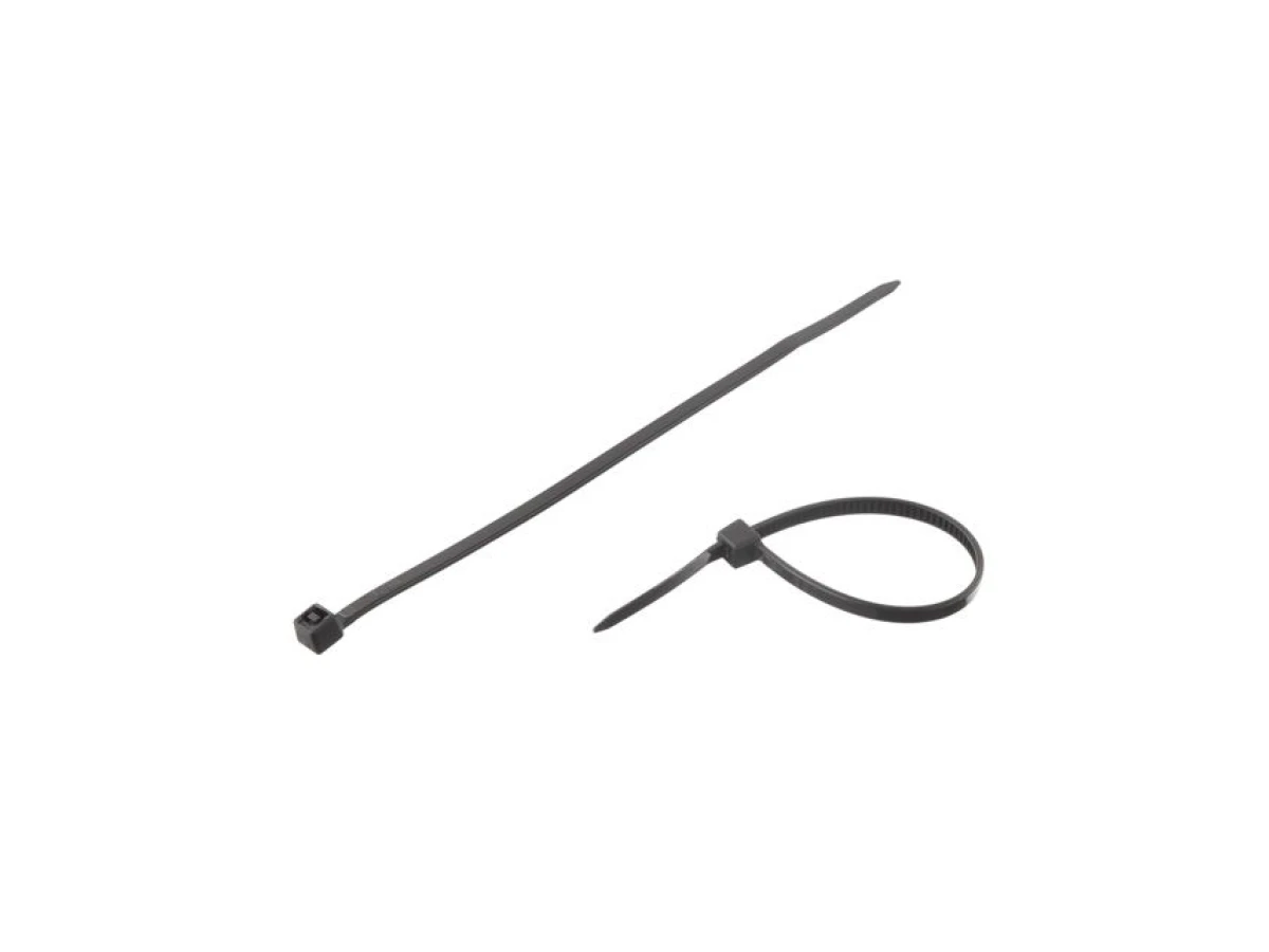 Хомут пластиковый 2,5*100 мм, (100 шт/уп.), черный INTERTOOL TC-2511 