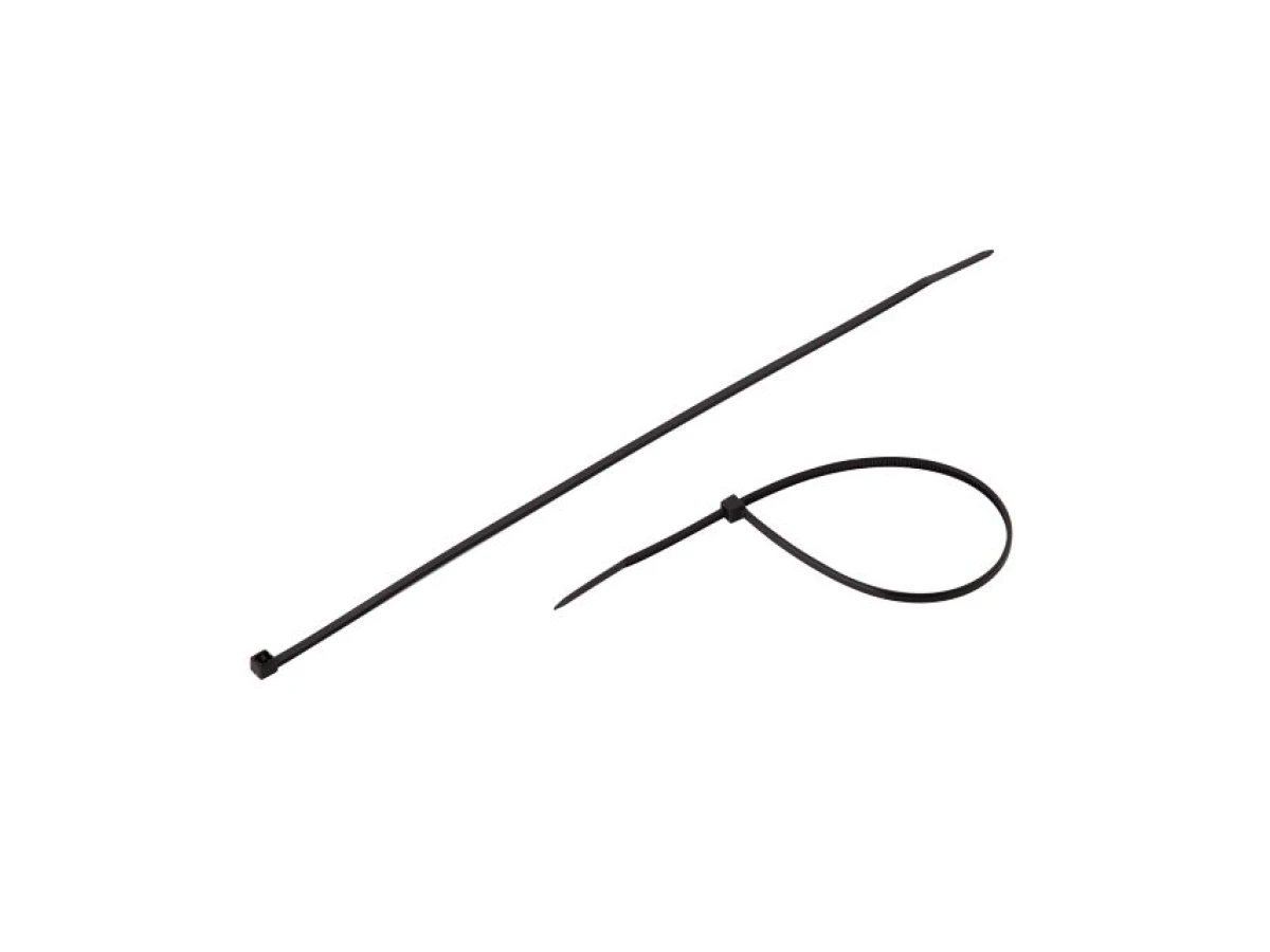 Хомут пластиковый 2,5*200 мм, (100 шт/уп.), черный INTERTOOL TC-2521 