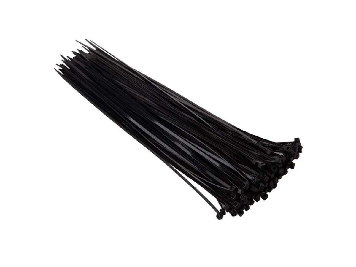 Хомут пластиковый 3,6*300 мм (100 шт/уп.), черный INTERTOOL TC-3631 