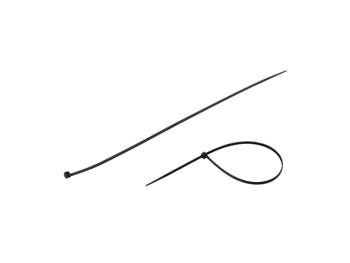 Хомут пластиковый 3,6*300 мм (100 шт/уп.), черный INTERTOOL TC-3631 