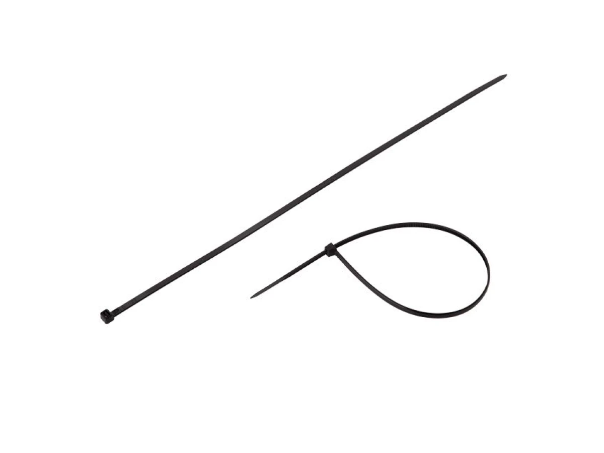 Хомут пластиковый 4,8*350 мм (100 шт/уп.), черный INTERTOOL TC-4836 