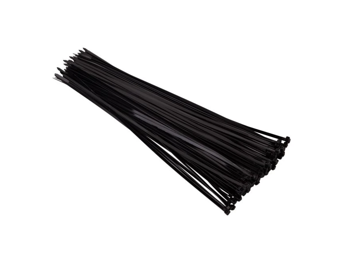 Хомут пластиковый 4,8*400 мм (100 шт/уп.), черный INTERTOOL TC-4841 