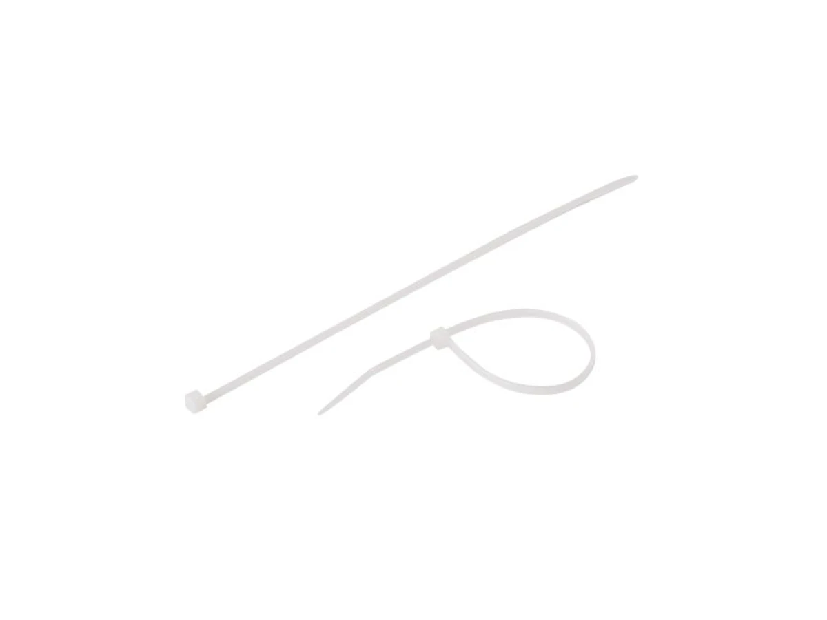 Хомут пластиковый 2,5*150 мм, (100 шт/уп.), белый INTERTOOL TC-2515 