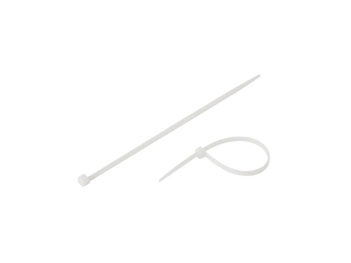 Хомут пластиковый 3,6*150 мм (100 шт/уп.), белый INTERTOOL TC-3615 