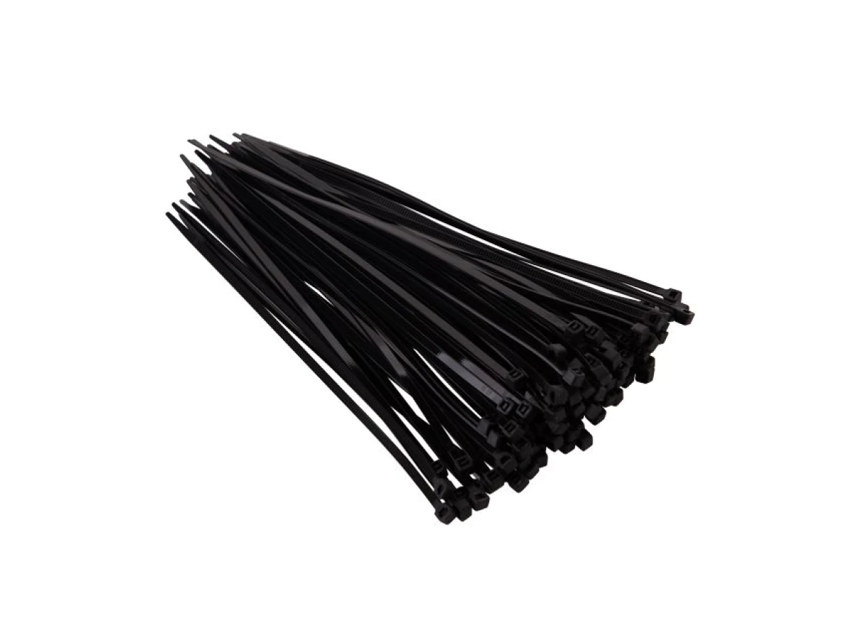 Хомут пластиковый 3,6*200 мм (100 шт/уп.), черный INTERTOOL TC-3621 