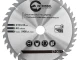 Диск пиляльний по деревині з твердосплавними напайками 250*30*1.7 мм, 40 зубів, 5400 об/хв. INTERTOOL CT-3051 