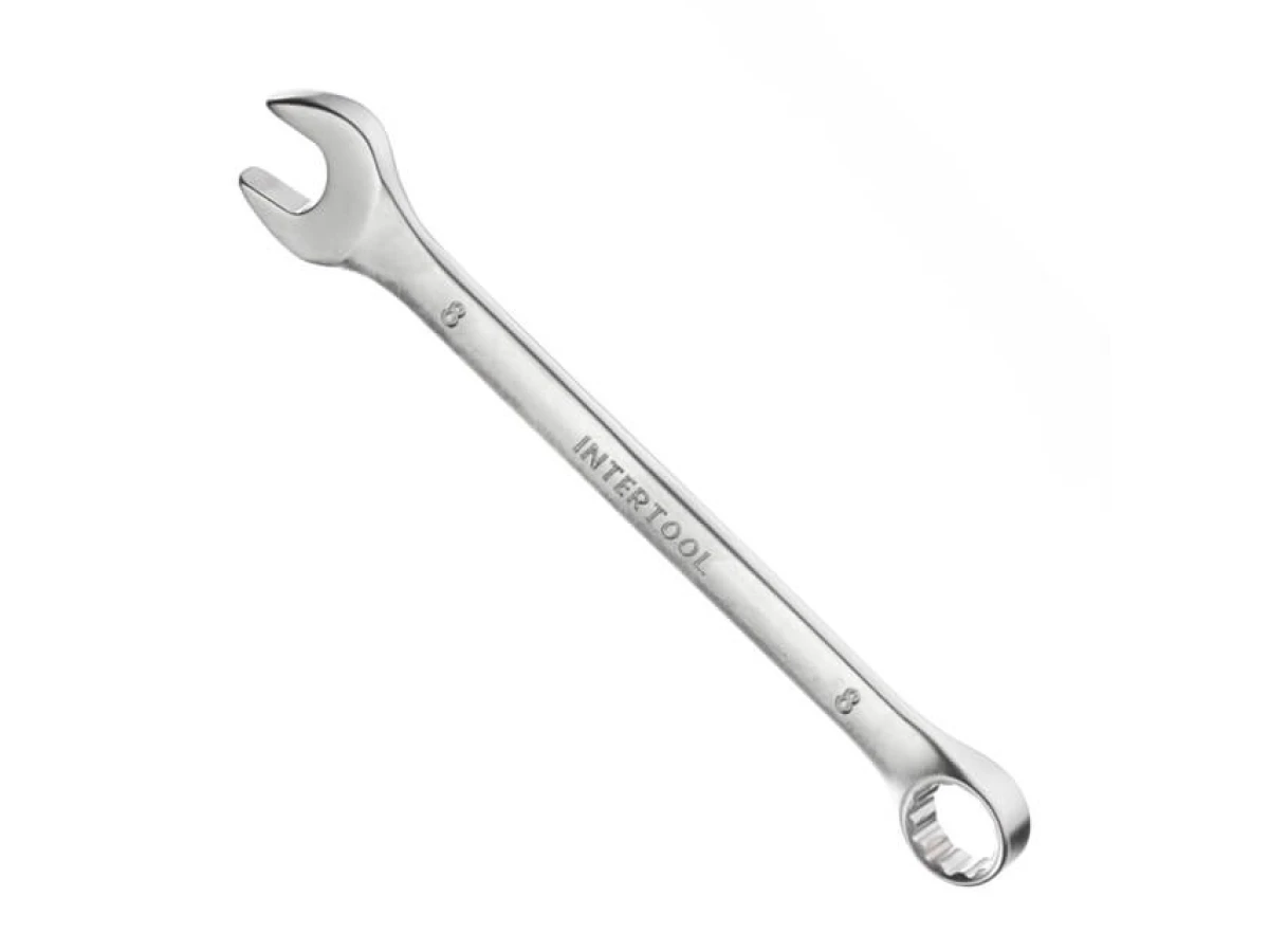 Ключ комбінований 8 мм CrV INTERTOOL HT-1208 