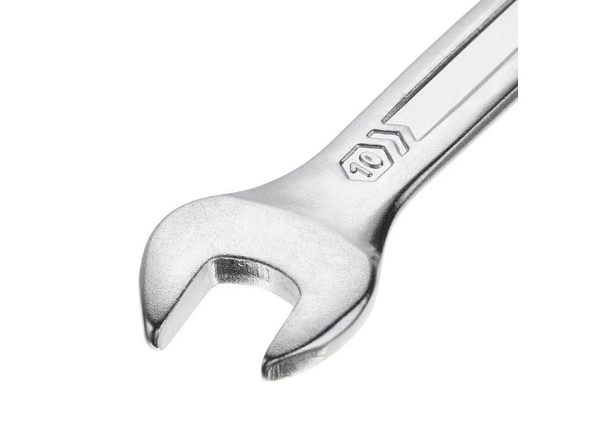 Ключ комбінований 10 мм, CrV, покриття Сатин-хром PROF DIN3113 INTERTOOL XT-1010 