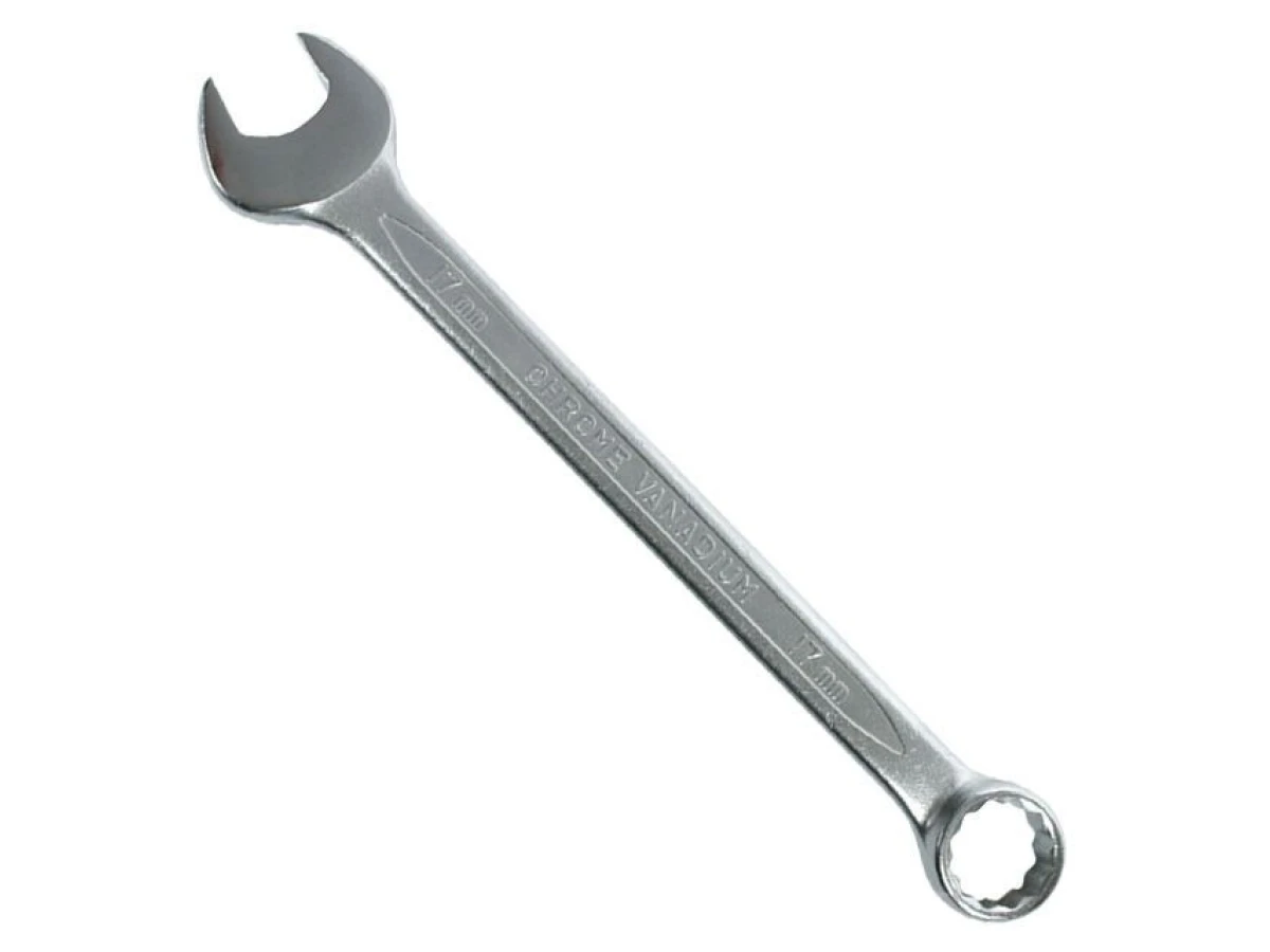 Ключ комбінований 6 мм, CrV, покриття Сатин-хром PROF DIN3113 INTERTOOL XT-1006 