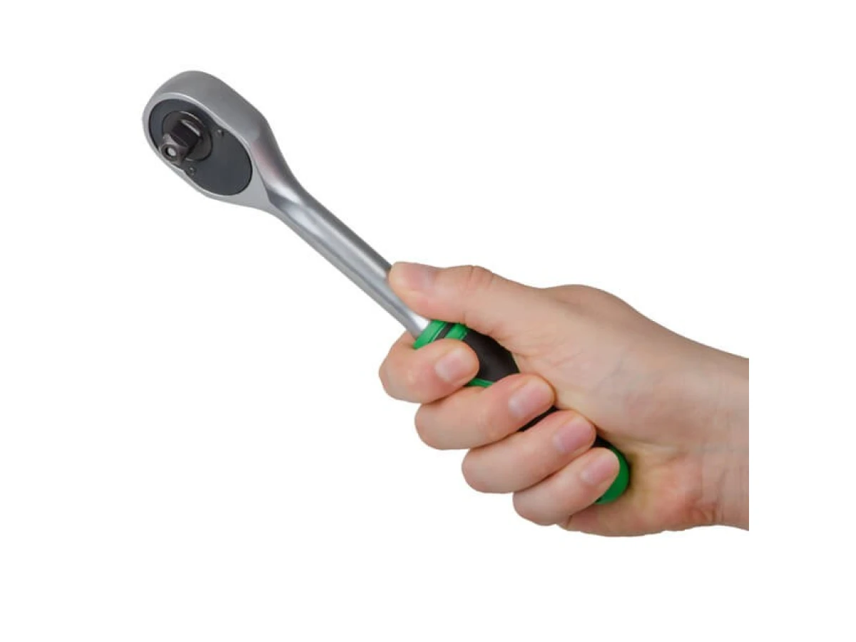 Рукоятка з храповим механізмом на 72 зубця 3/8", Cr-V INTERTOOL HT-2125 