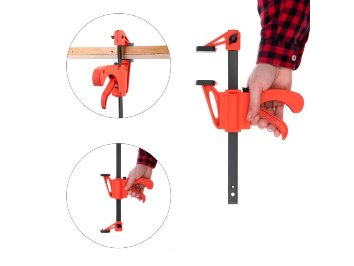 Струбцина-автомат 150 x 60мм INTERTOOL HT-6020 