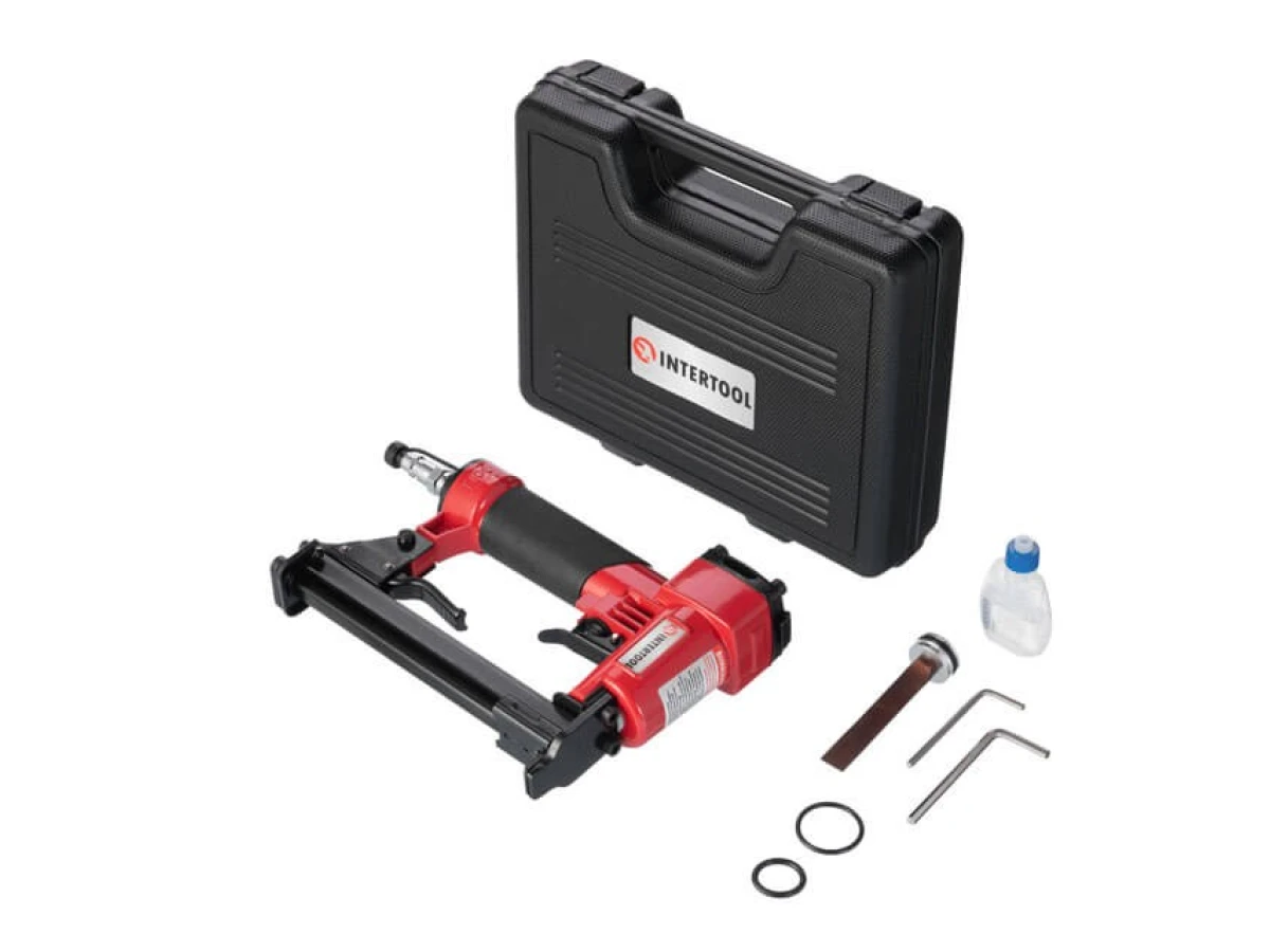 Степлер пневматичний для скоби 12.80*16 мм INTERTOOL PT-1610 