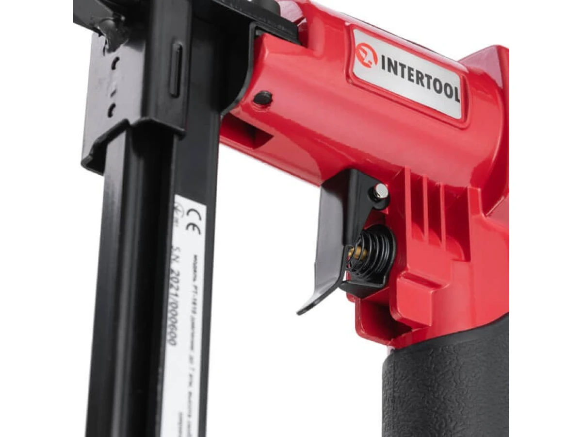 Степлер пневматичний для скоби 12.80*16 мм INTERTOOL PT-1610 