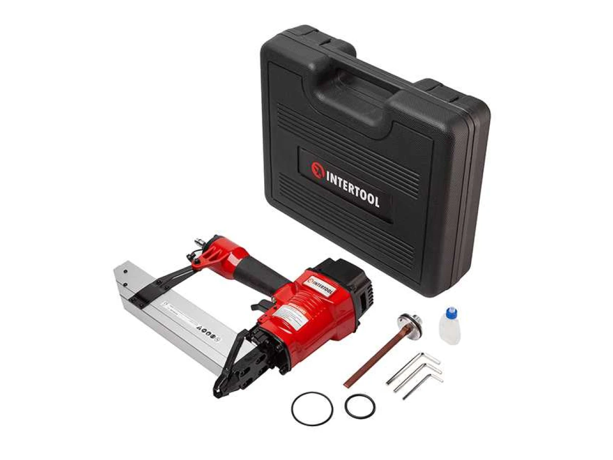 Степлер пневматичний для скоби 10.80*50 мм INTERTOOL PT-1615 