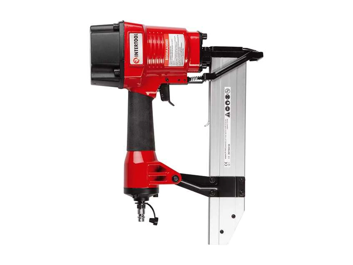 Степлер пневматичний для скоби 10.80*50 мм INTERTOOL PT-1615 