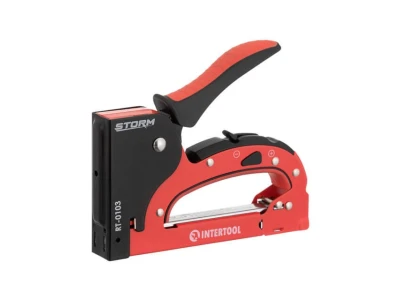 Степлер будівельний під скобу 11.3*0.70*4-14 мм INTERTOOL RT-0103