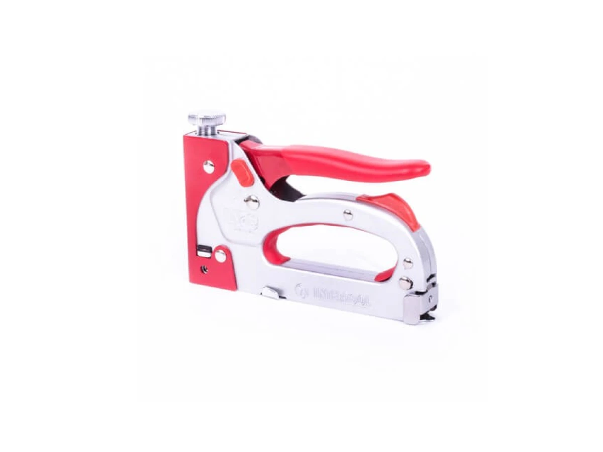 Пістолет скобозабивний механічний, скоба 11.3 x 0.7 x 4.0 - 14.0 мм, прогумована рукоятка (сталевий корпус) INTERTOOL RT-0201 