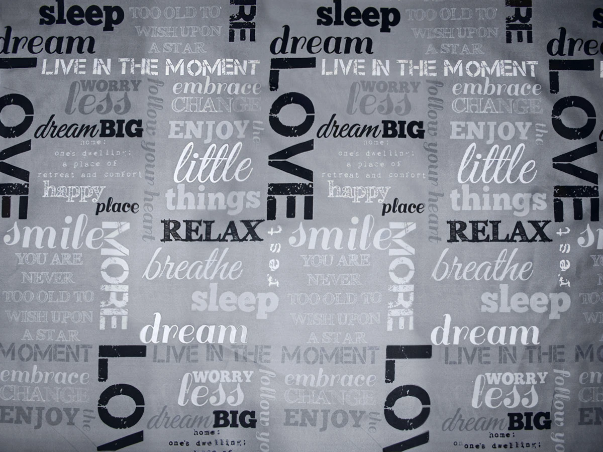 Бязь принт темна 