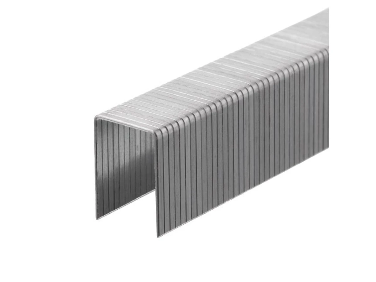 Скоба гартована 16 мм, уп. 1000 шт., ширина 11.3 мм, переріз 1.20 мм (під пістолет RT-0202) INTERTOOL RT-0156 