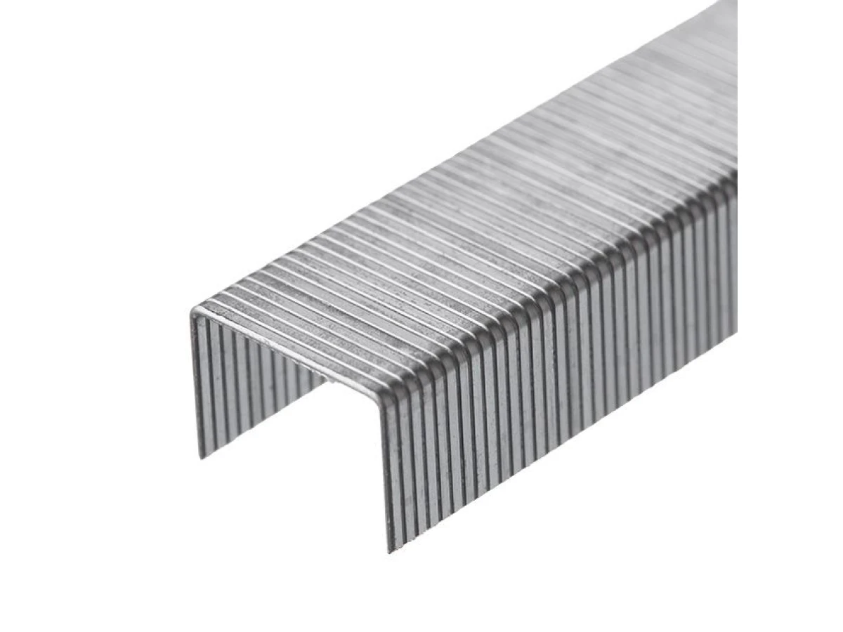 Скоба 8 мм, уп. 1000 шт., ширина 11.3 мм, переріз 0.70 мм (під пістолет RT-0201) INTERTOOL RT-0108 