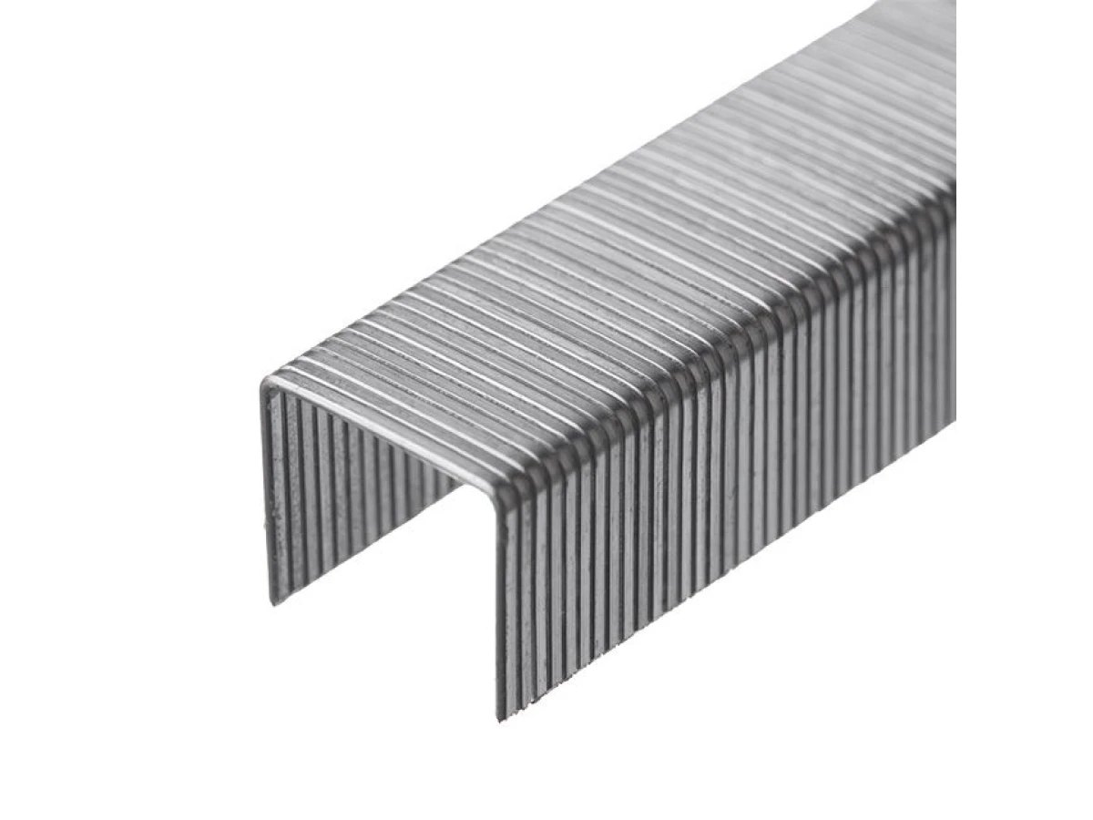 Скоба гартована 10 мм, уп. 1000 шт., ширина 11.3 мм, переріз 0.70 мм (під пістолет RT-0201) INTERTOOL RT-0130 