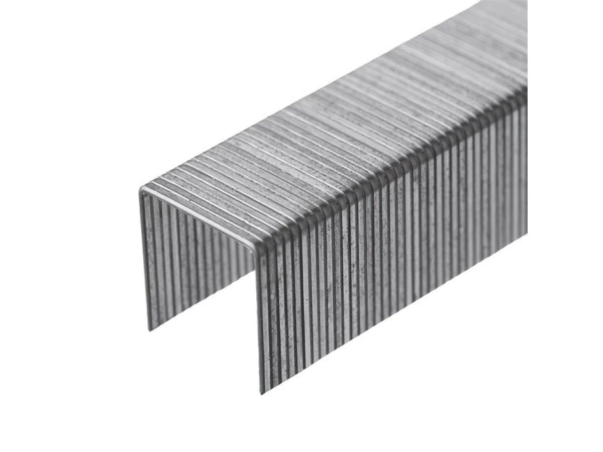 Скоба гартована 12 мм, уп. 1000 шт., ширина 11.3 мм, переріз 0.70 мм (під пістолет RT-0201) INTERTOOL RT-0132 