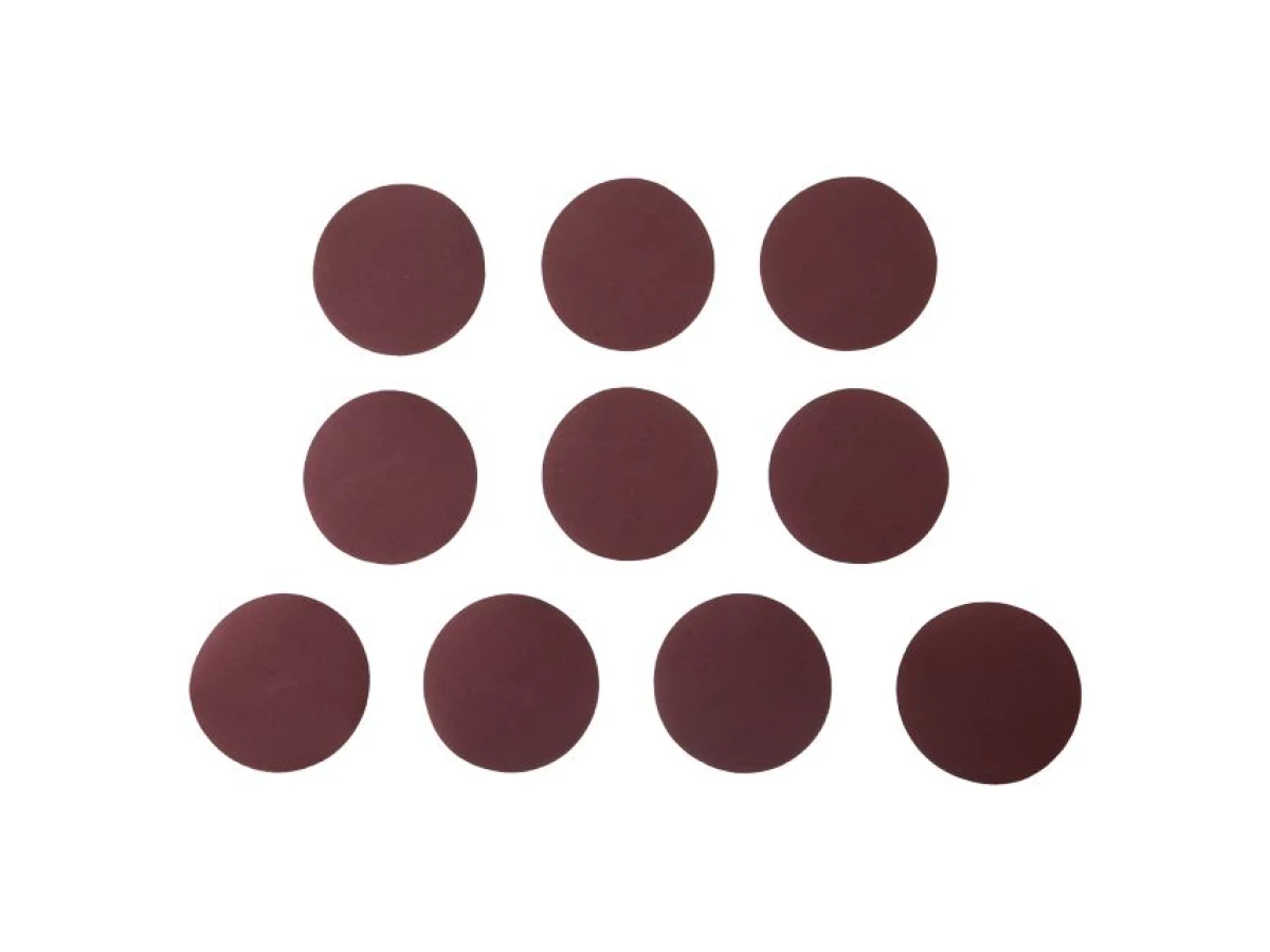 Круг наждачний самоклеючий 125 мм, папір клас С, щільність 120 г/м2, К400, уп. 10 од. INTERTOOL BT-0540 