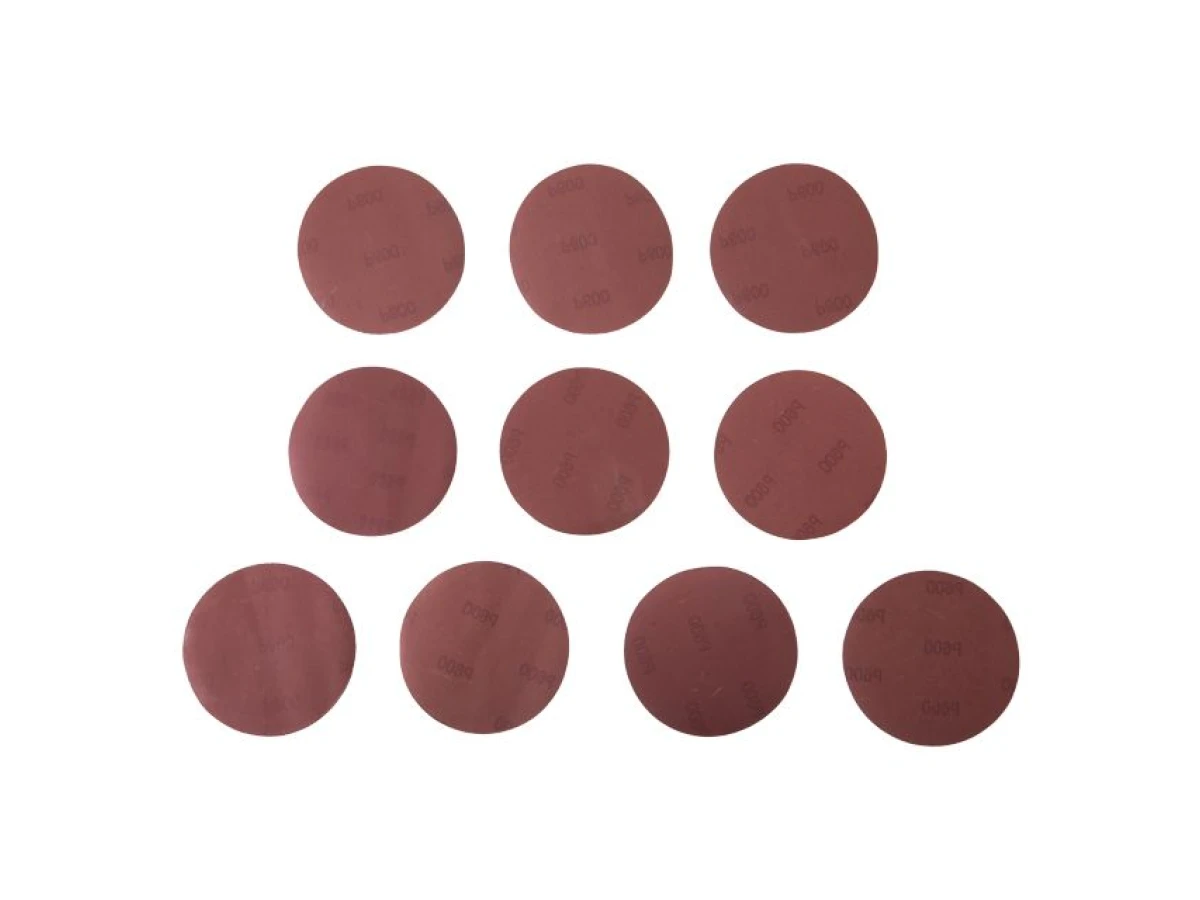 Круг наждачный самоклеющийся 125 мм, бумага класс С, плотность 120 г/м2, К600, уп. 10 ед. INTERTOOL BT-0560 