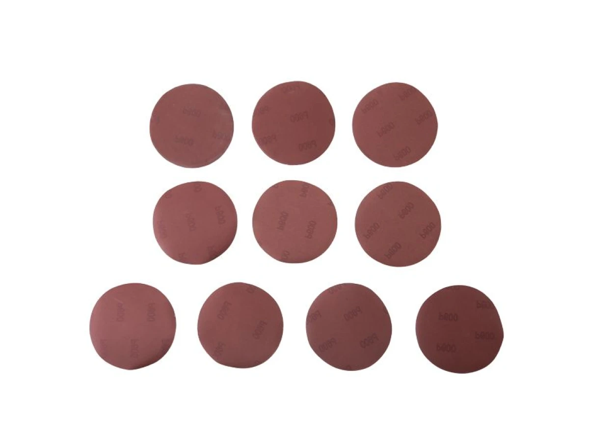 Круг наждачний самоклеючий 125 мм, папір клас E, щільність 220 г/м2, К600, уп. 10 од. INTERTOOL BT-0570 