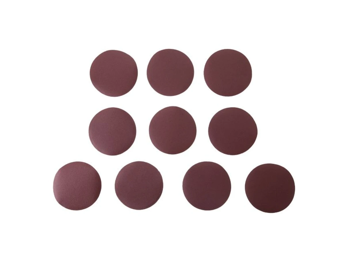 Круг наждачный самоклеющийся 125 мм, бумага класс E, плотность 220 г/м2, К150, уп. 10ед. INTERTOOL BT-0563 