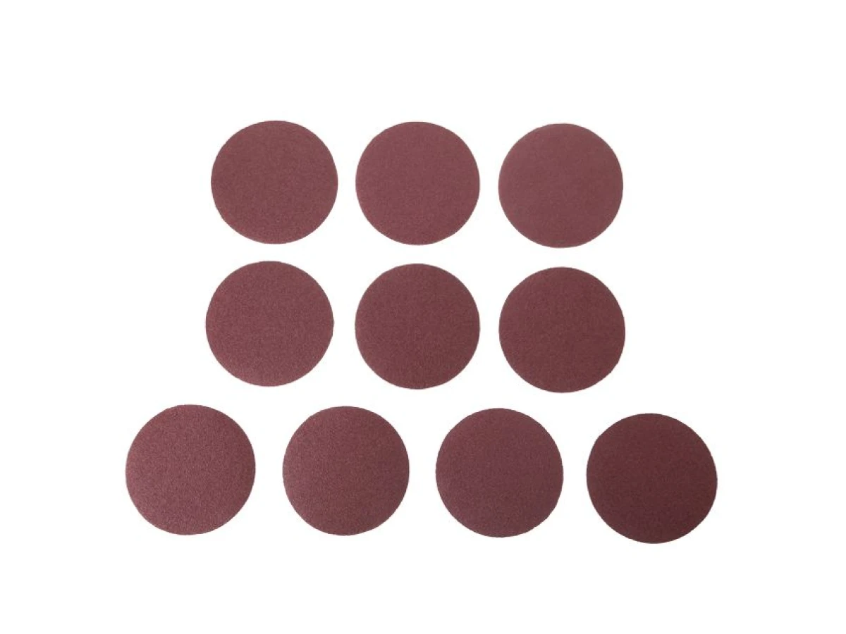 Круг наждачний самоклеючий 125 мм, папір клас С, щільність 120 г/м2, К60, уп. 10 од. INTERTOOL BT-0506 