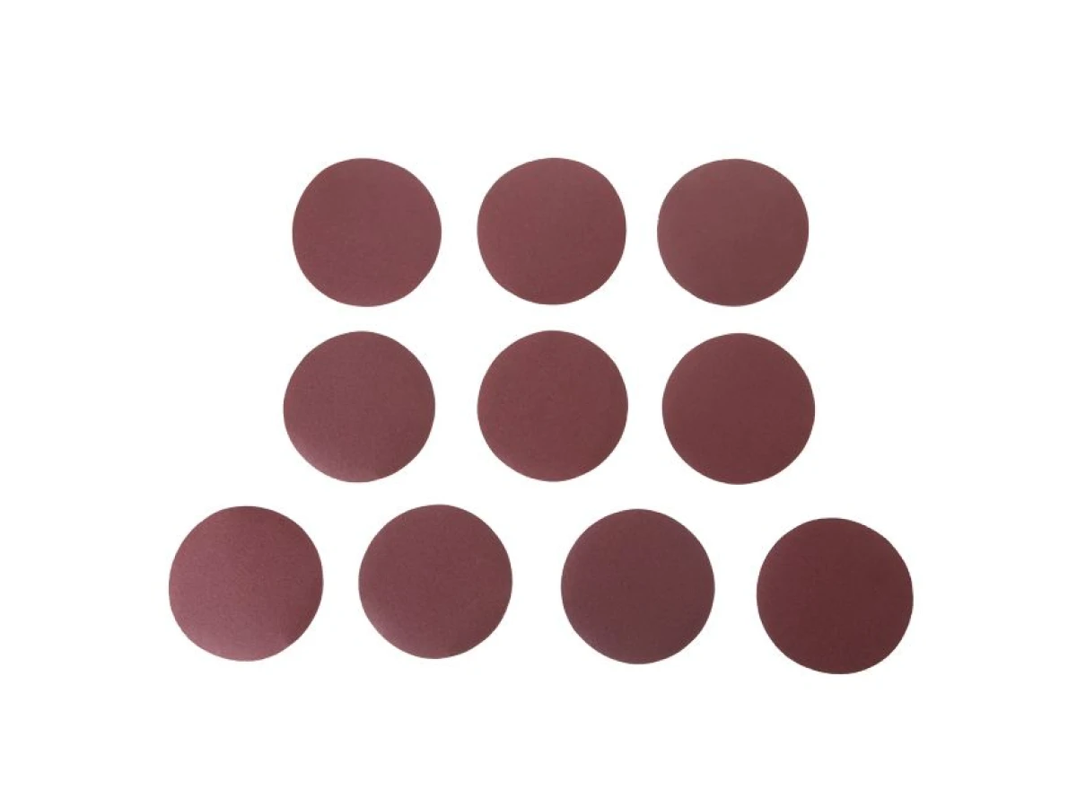 Круг наждачный самоклеющийся 125 мм, бумага класс С, плотность 120 г/м2, К120, уп. 10 ед. INTERTOOL BT-0512 