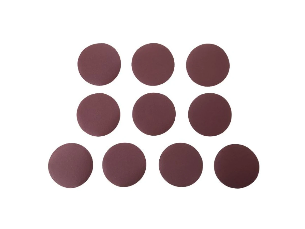 Круг наждачний самоклеючий 125 мм, папір клас С, щільність 120 г/м2, К150, уп. 10 од. INTERTOOL BT-0515 