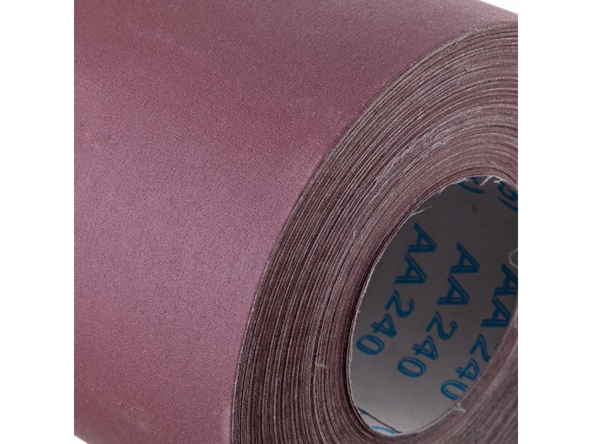 Шлифовальная шкурка на тканевой основе К80, 20 cм x 50 м INTERTOOL BT-0718 