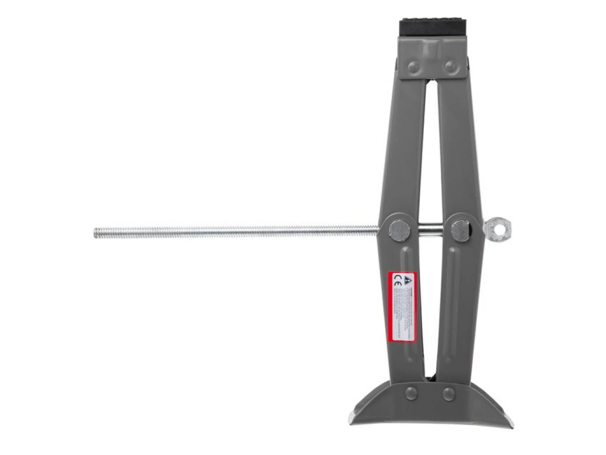 Домкрат механический ромбовидный 2т. с трещеткой, резиновый упор INTERTOOL GT0185 