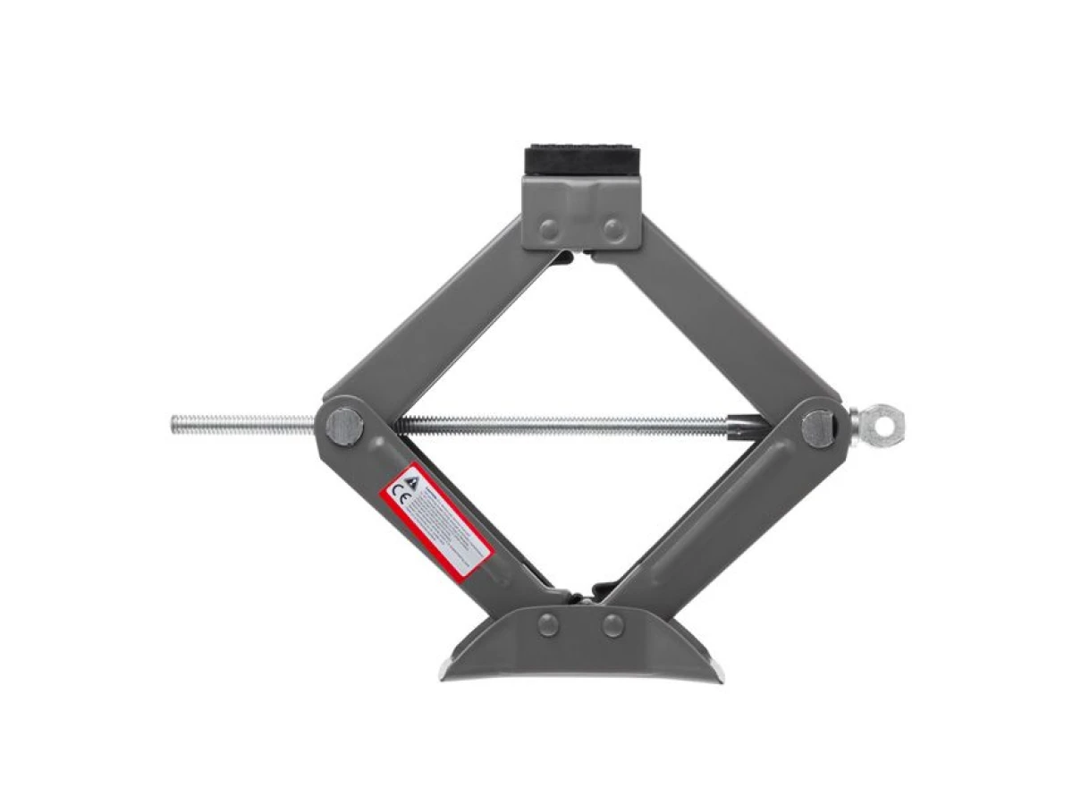 Домкрат механический ромбовидный 2т. с трещеткой, резиновый упор INTERTOOL GT0185 