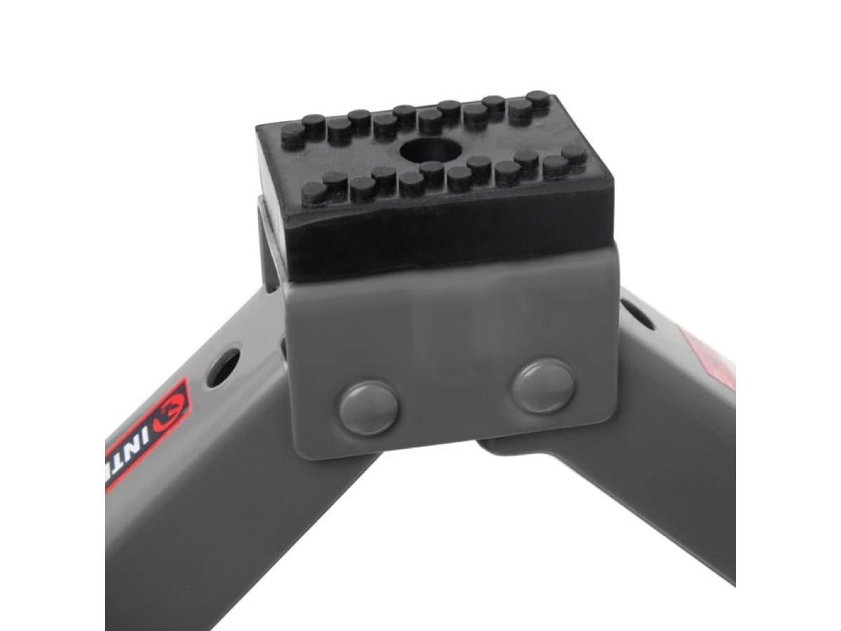 Домкрат механический ромбовидный 2т. с трещеткой, резиновый упор INTERTOOL GT0185 