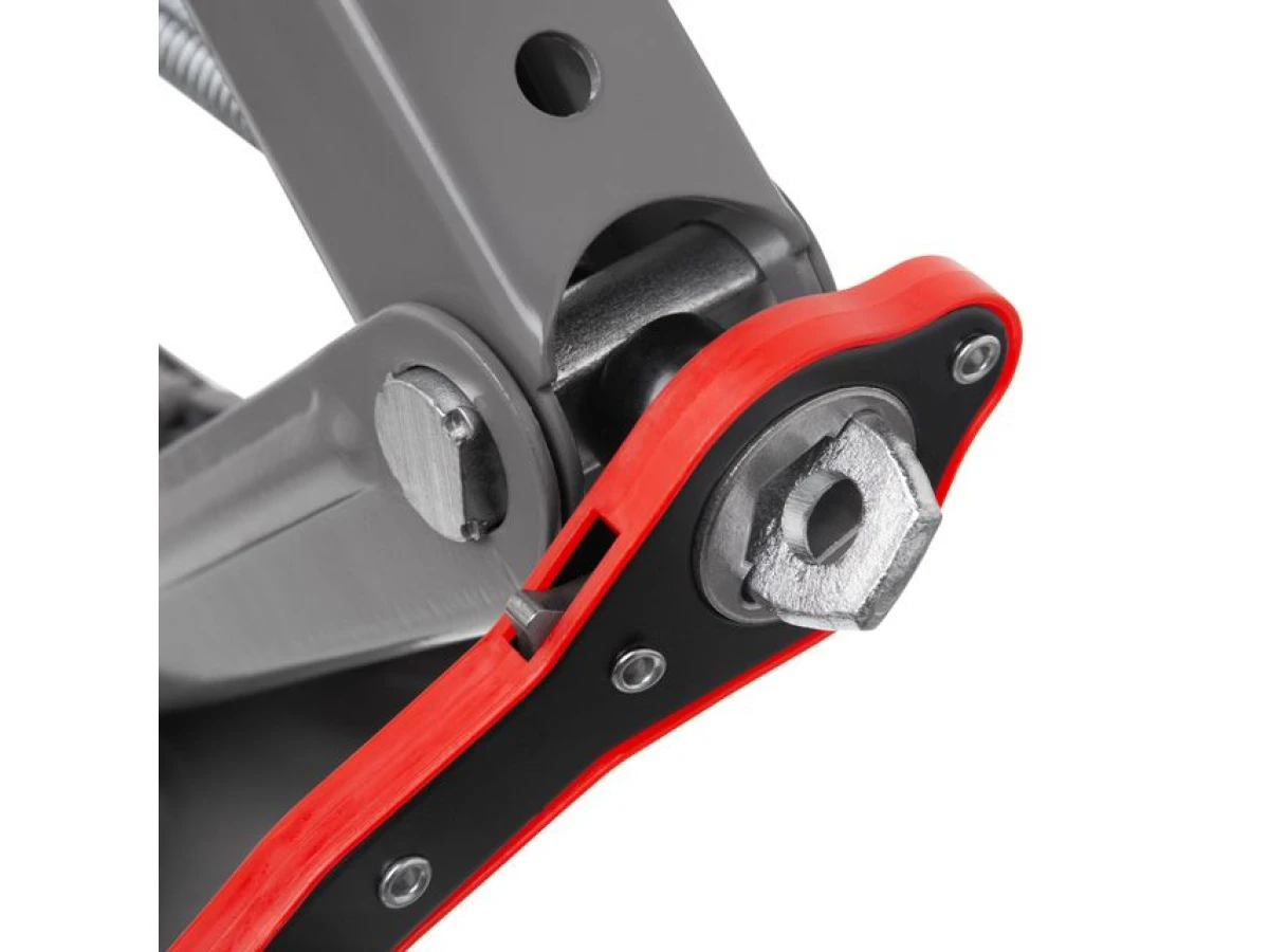 Домкрат механический ромбовидный 2т. с трещеткой, резиновый упор INTERTOOL GT0185 