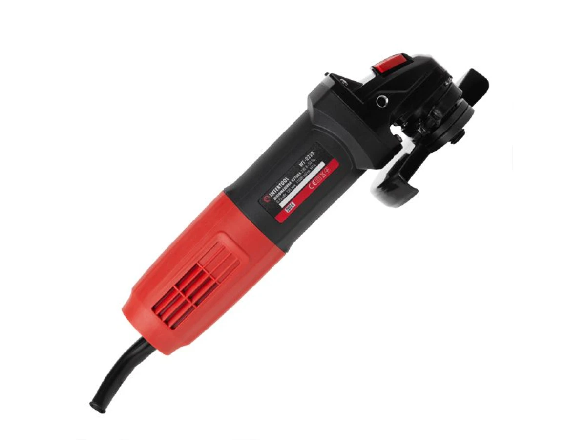 Шліфмашина кутова 750 Вт, діаметр круга 125 мм, 11 000 об/хв. INTERTOOL WT-0220 
