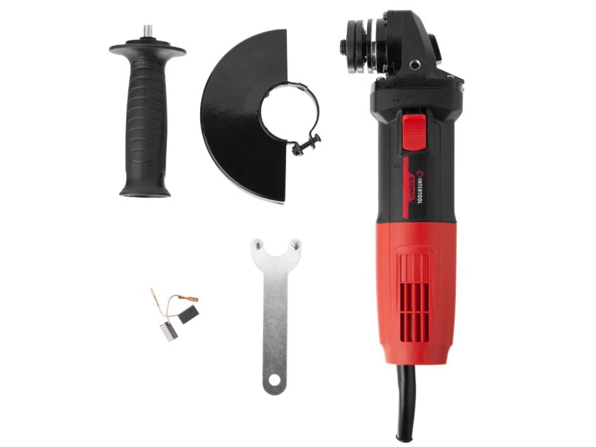 Шліфмашина кутова 750 Вт, діаметр круга 125 мм, 11 000 об/хв. INTERTOOL WT-0220 