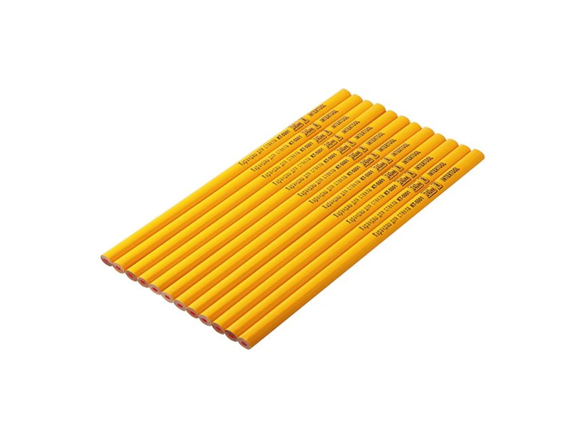 Олівець для скла 240 мм, 12 од/уп. INTERTOOL KT-5001 