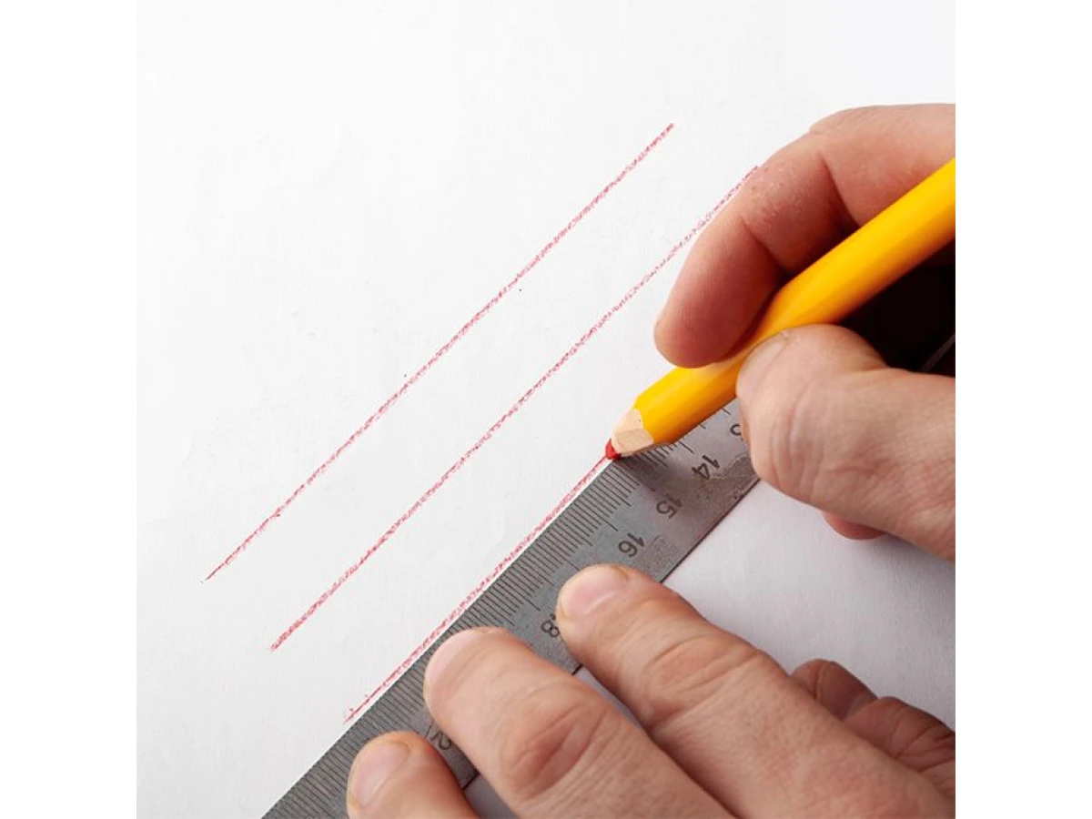 Олівець для скла 240 мм, 12 од/уп. INTERTOOL KT-5001 