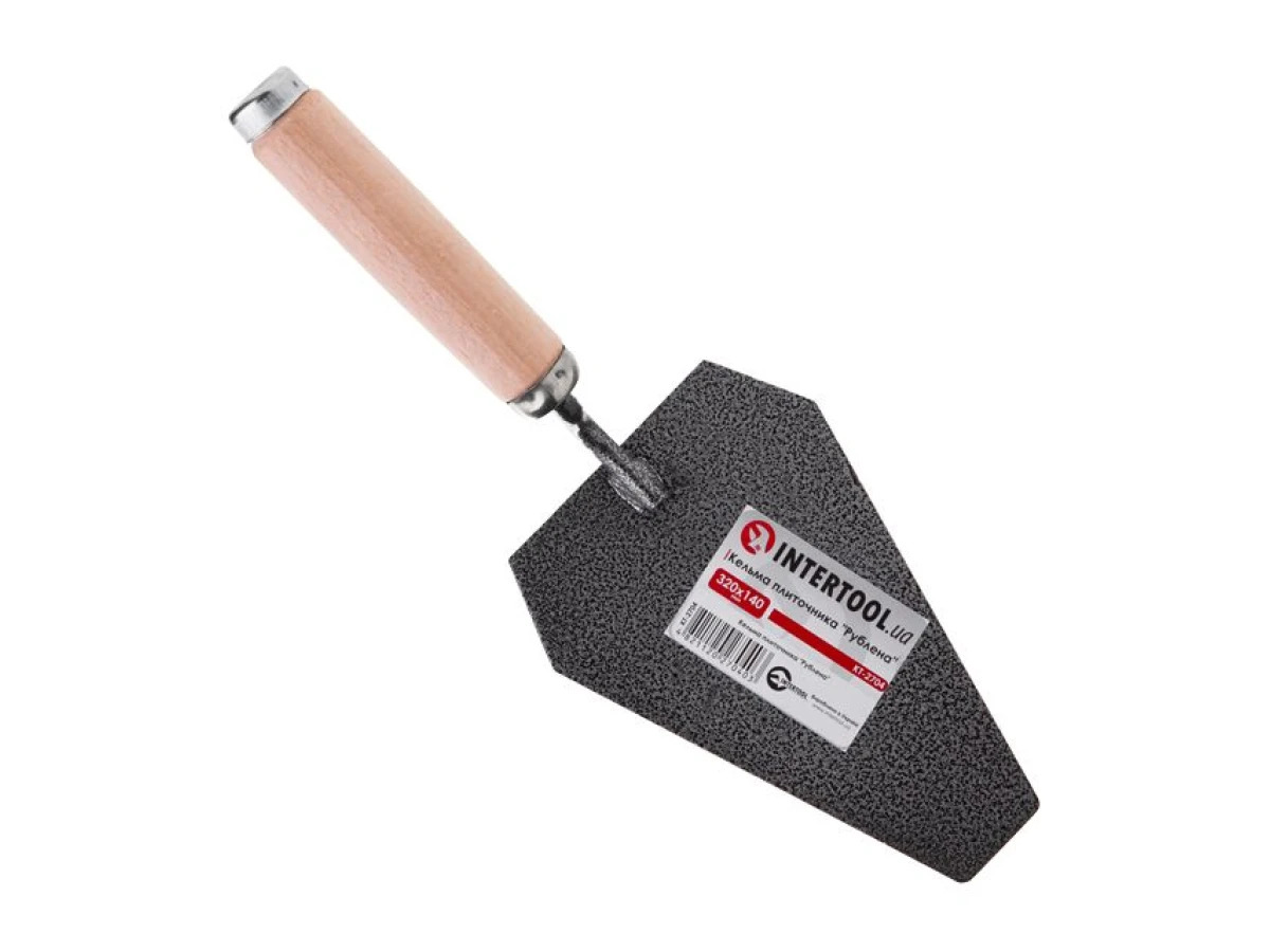 Кельма плиточника "Рублена" INTERTOOL KT-2704 