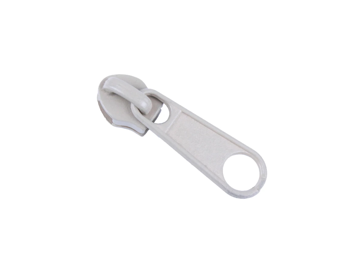 Бегунок для молнии №3 беж 