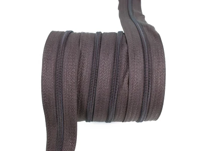 Блискавка рулонна №3 коричневий