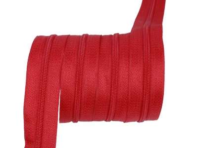 Блискавка рулонна №3 червоний