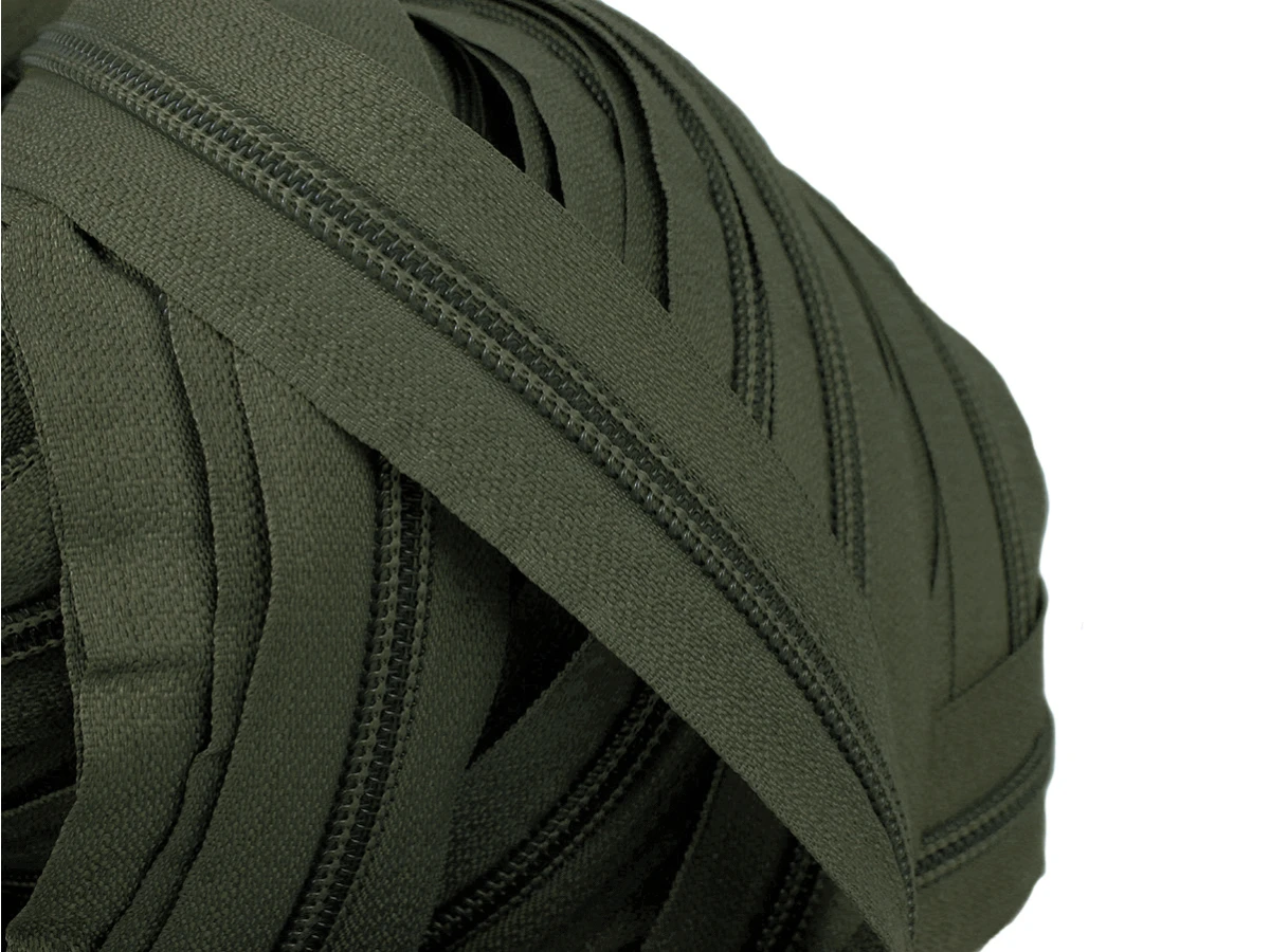 Блискавка рулонна №5 хакі темна 