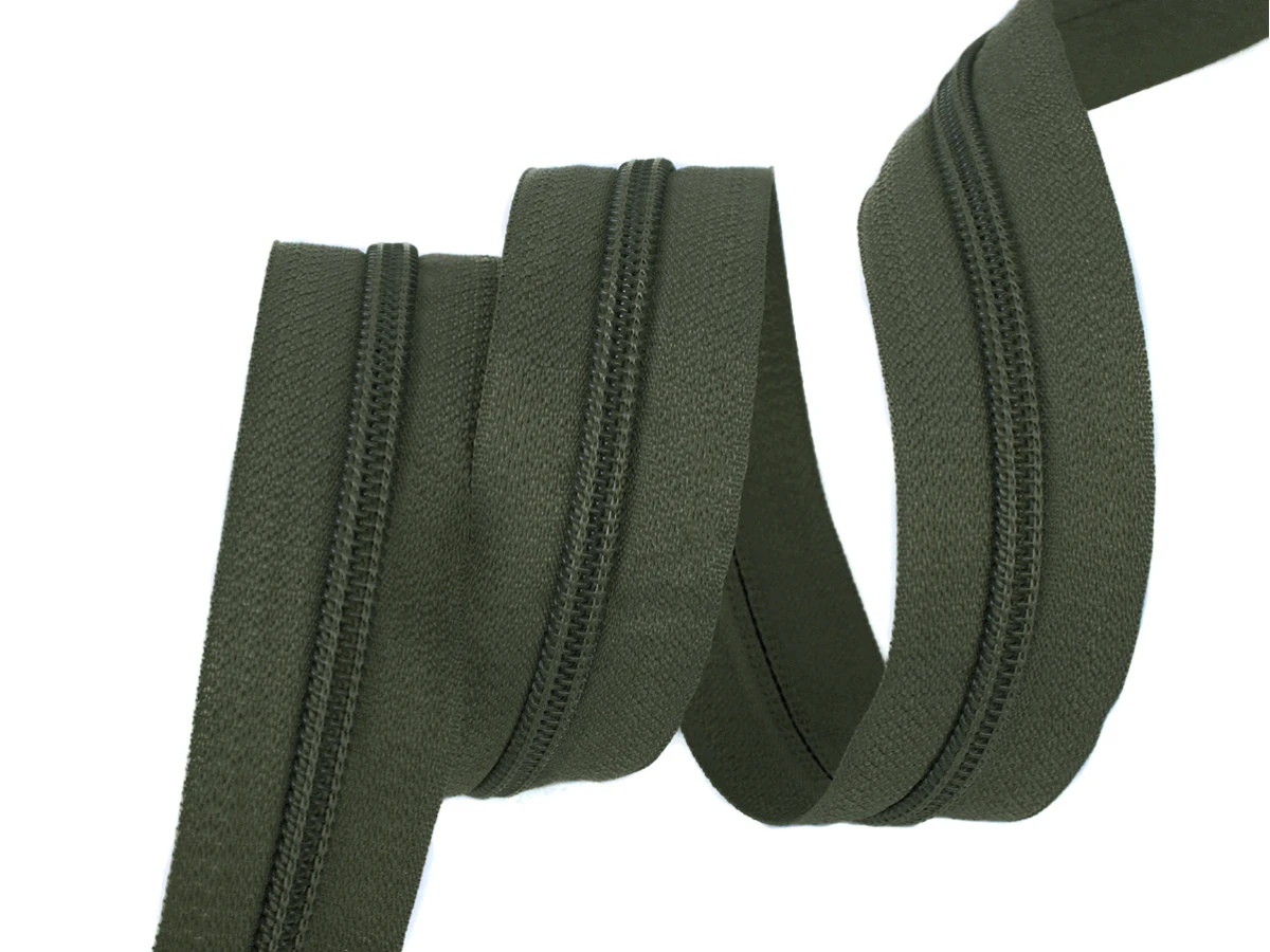 Блискавка рулонна №5 хакі темна 