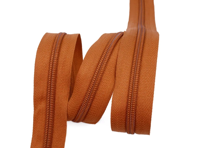 Блискавка рулонна №5 цегляний 