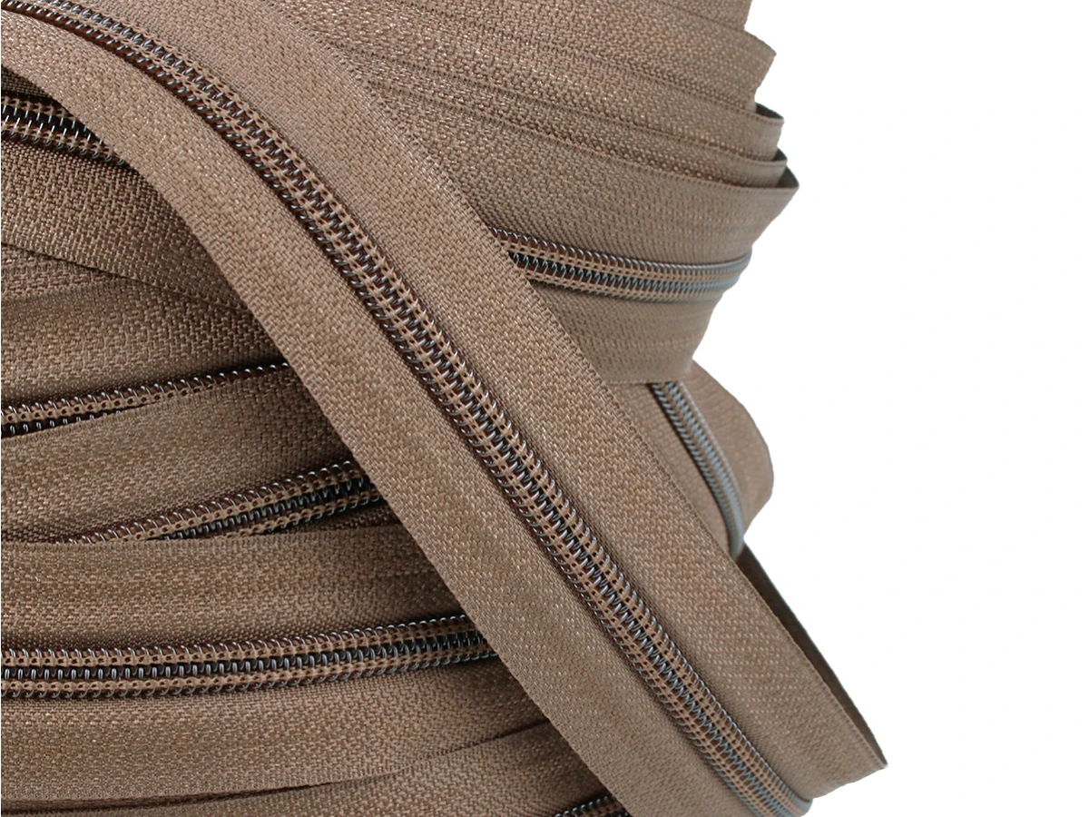 Блискавка рулонна №5 світло-коричневий 